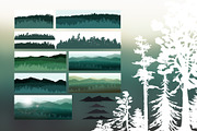 Forest & Landscape pack, an Illustration by Gluiki (Thumbnail 3 of 4)