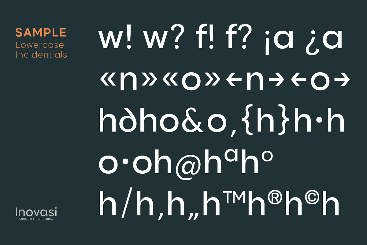 Inovasi Modern Sans Family, a Sans Serif Font by xdCreative (Photo 4 of 13)