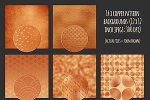 Copper Metallic Textures Bundle