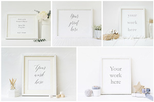 Picture Frame Mockup - Psd X20