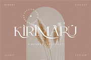 Kirimaru - Serif Lovely ELegant Font, a Serif Font by Typegoals Studio (Thumbnail 1 of 9)