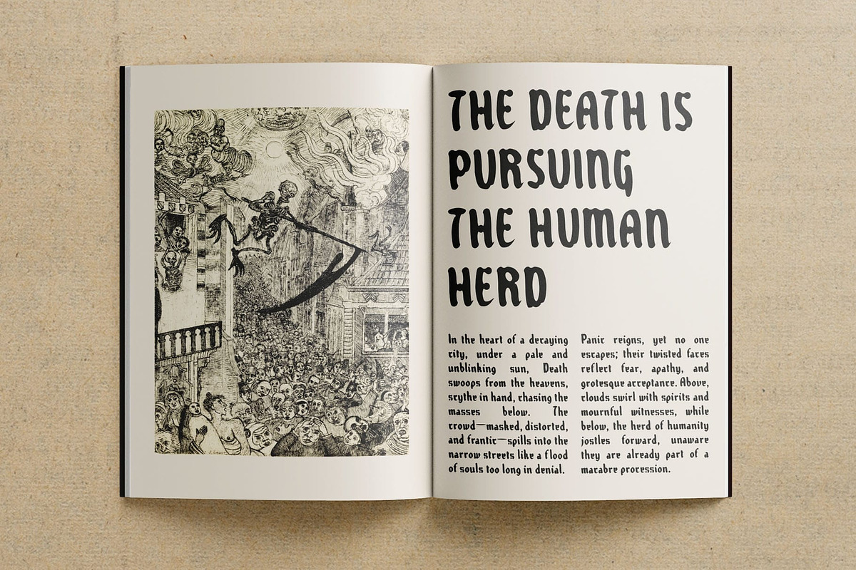 CS Nelson Drawn, a Blackletter Font by Craft Supply Co. (Photo 7 of 8)