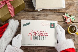 Santa Letter Mockup