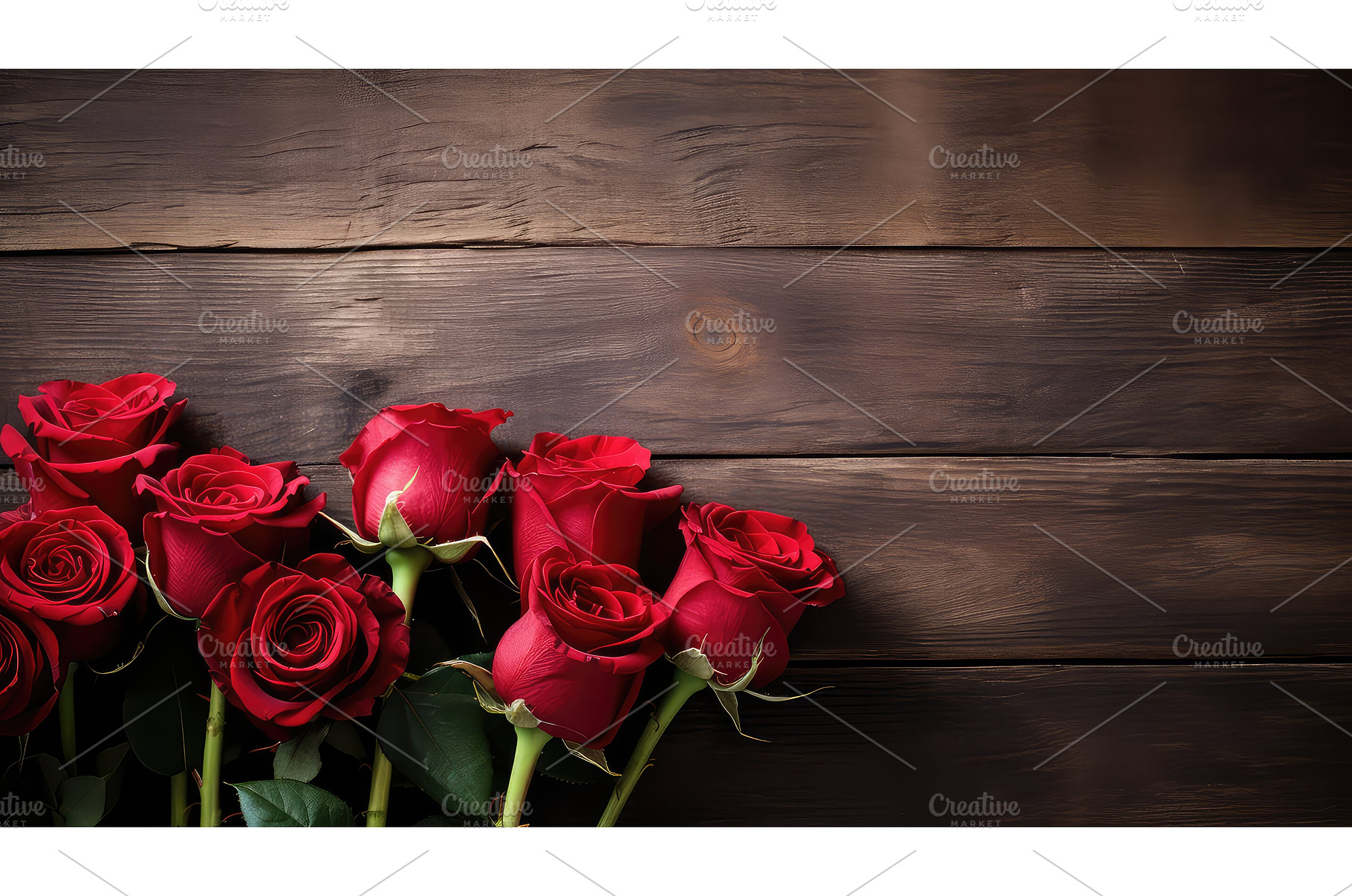 love bouquet roses background ai, a Beauty & Fashion Photo by pikepicture