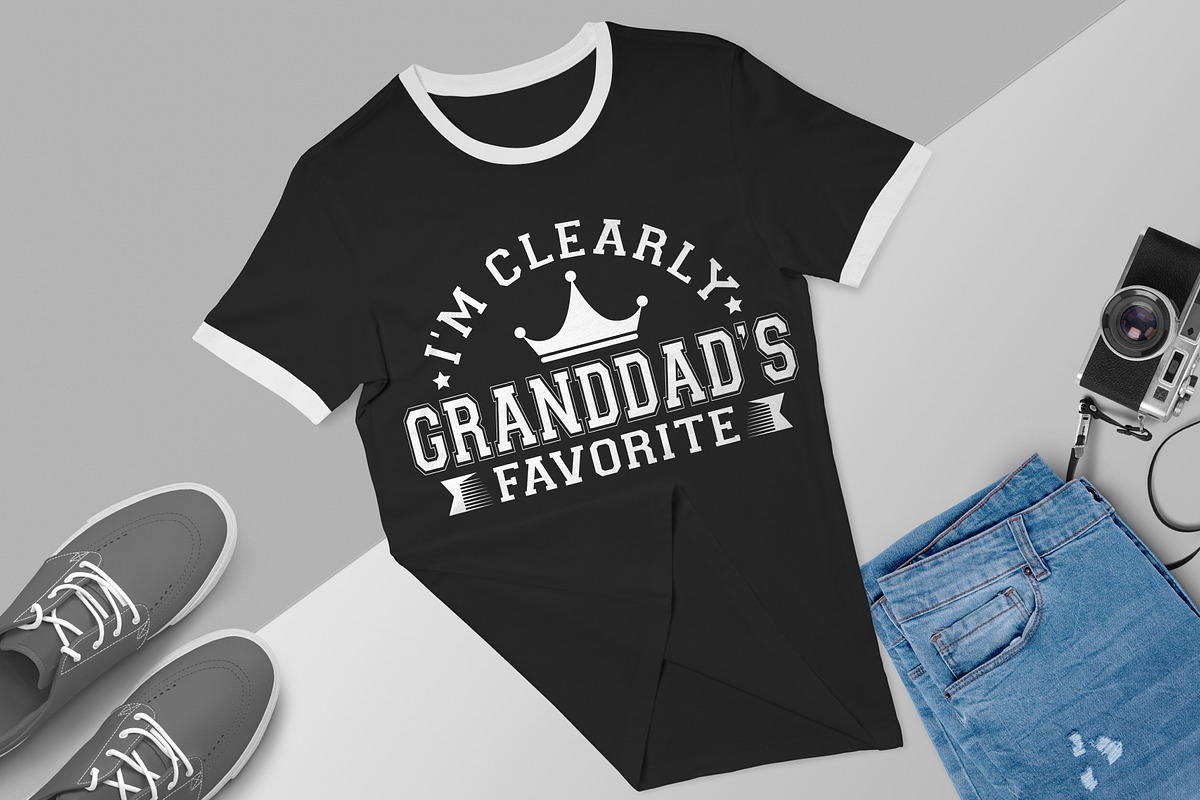 Favorite Granddad T Shirt Design, a Graphic by Vector Portal (Photo 3 of 4)