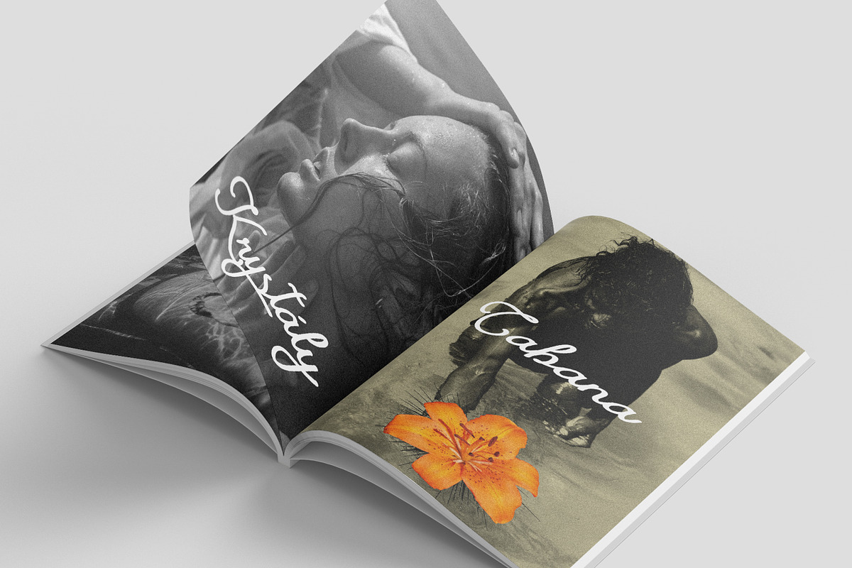 La Garpia Aesthetic Script Font, a Script Font by Hishand Studio (Photo 3 of 8)