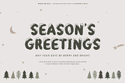 Winter Solstice - Display Font, a Script Font by Alpaprana (Thumbnail 3 of 10)