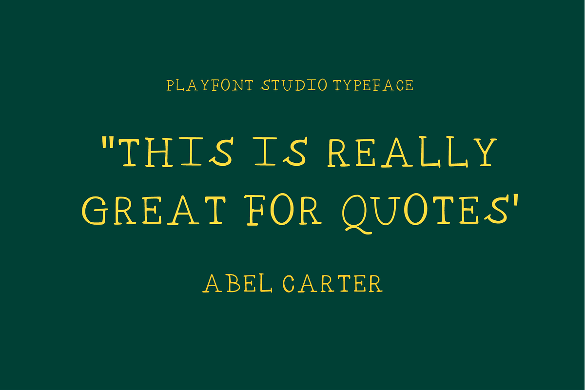 Bookly - A Quirky Hand-Drawn Font, a Handwritten Font by PlayFont Studio (Photo 3 of 4)