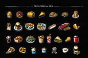 70+ elements of American food, a Food Illustration by graphicsoup (Thumbnail 3 of 5)