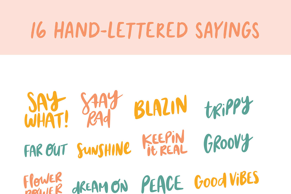 Retro Modern Hippy Logo Kit, a Branding & Logo Template by Forth and Wild (Photo 7 of 16)