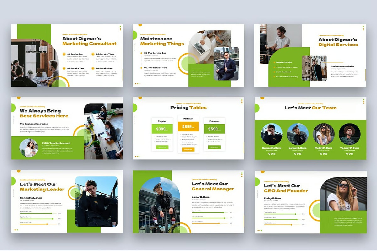 Digmar - Digital Marketing Keynote, a Presentation Template by Fit-tee (Photo 5 of 6)