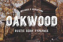 Oakwood - Rustic Font