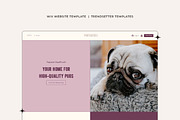 Pugtastic Wix Website Template, a Wix Template by Girl Boss From Home (Thumbnail 1 of 6)