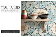 Wallpaper Mockups PSD and PNG, a Product Mockup by mock-ups (Thumbnail 1 of 13)