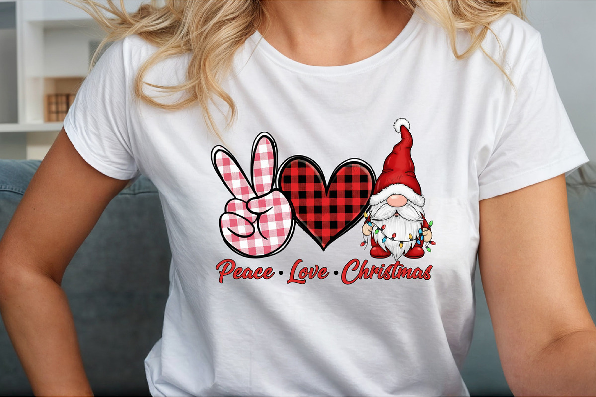 Peace Love Christmas PNG, an Illustration by Sublimation Artist (Photo 4 of 9)