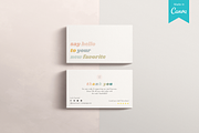 Thank you card for Canva template, a Stationery Template by Hellohastore (Thumbnail 1 of 8)
