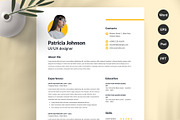 Modern Resume Template CV, a Resume Template by Aspect_Studio (Thumbnail 1 of 4)