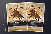 Horses Riding Flyer, a Flyer Template by Aarley Kaiven (Thumbnail 1 of 2)