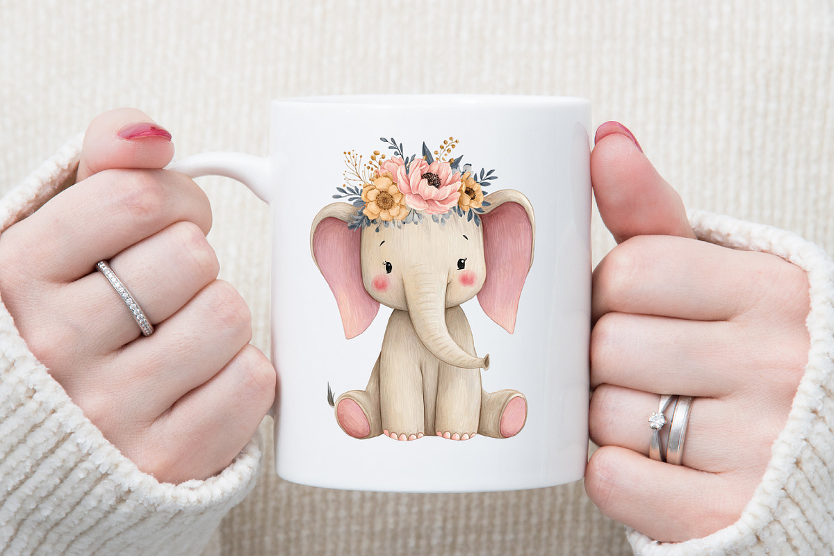 Watercolor Cute Animals Clipart, an Illustration by Sublimation Artist (Photo 5 of 6)