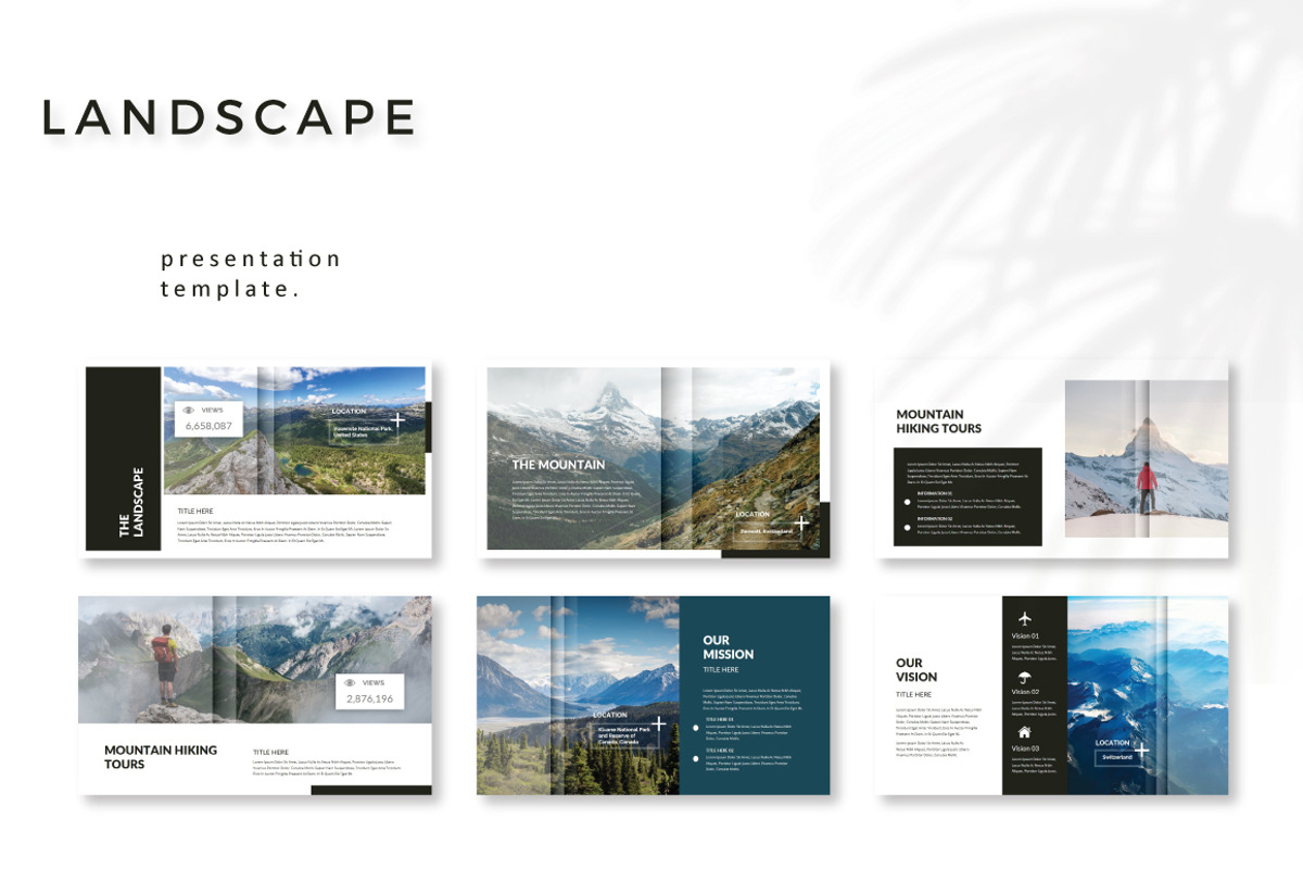 Landscape - Presentation Template, a Presentation Template by lectrathink