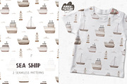 Sea Ship, a Pattern Graphic by AnnieArt (Thumbnail 1 of 4)