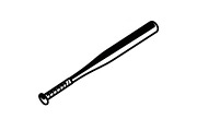 Baseball Bat Silhouette Vector Bundl, an Illustration by Creativeshirt (Thumbnail 47 of 51)