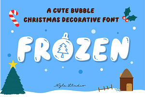 Frozen font