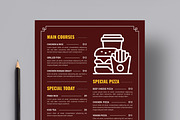 Modern Restaurant Food Menu Poster, a Flyer Template by MightyDesign (Thumbnail 4 of 8)