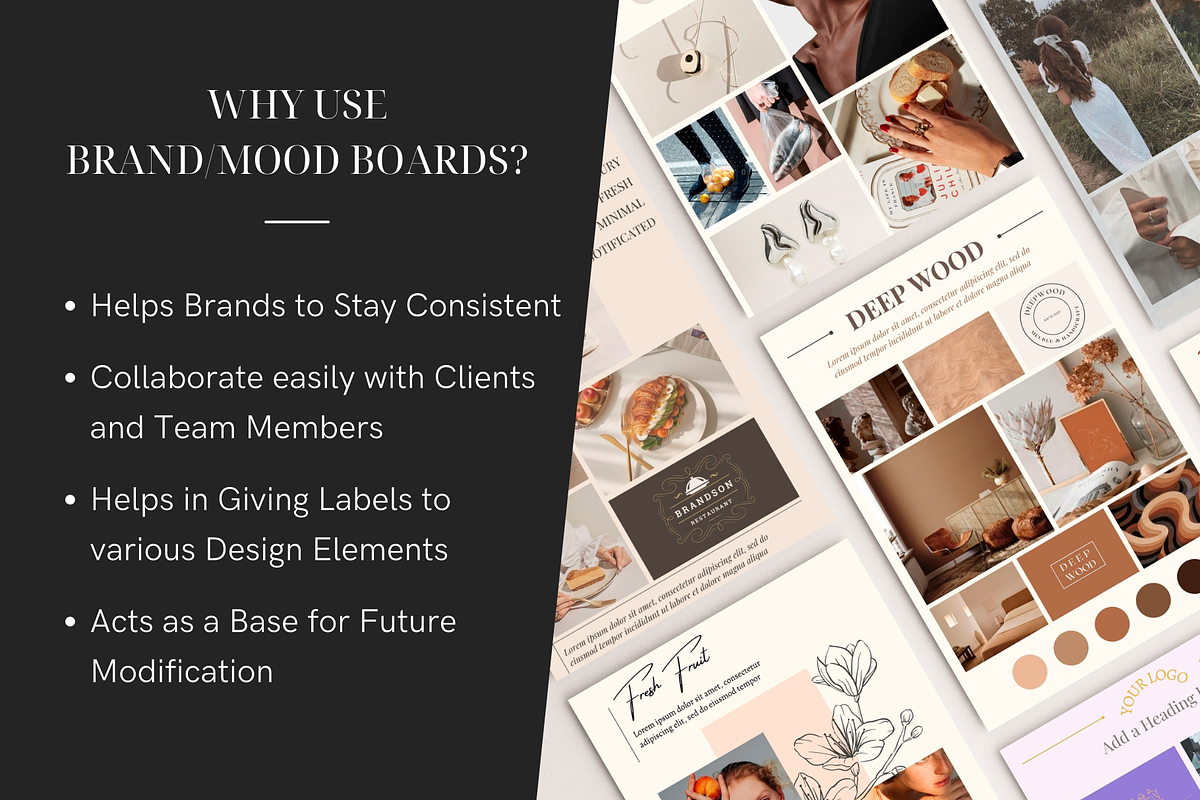 30 Brand Board & Mood Board Template, a Presentation Template by DesignbySamVN (Photo 3 of 6)