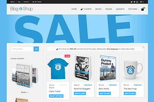 Blog & Shop WordPress Theme