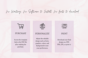 Floral Vintage Wedding Invite Card, an Invitation Template by TheSimplySereneShop (Thumbnail 6 of 7)