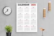 Calendar 2025, a Stationery Template by MightyDesign (Thumbnail 1 of 7)