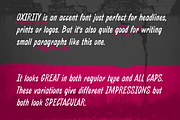 OXIRITY - Font, a Handwritten Font by Aniad_ (Thumbnail 4 of 5)