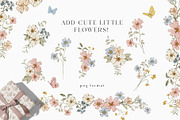 Teddy Bear & Bunny Watercolor spring, a Decorative Illustration by Grace Noboa Illustrations (Thumbnail 3 of 14)