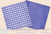 Spring Pastel Gingham Papers, a Pattern Graphic by Lavender Mint Graphics (Thumbnail 7 of 7)