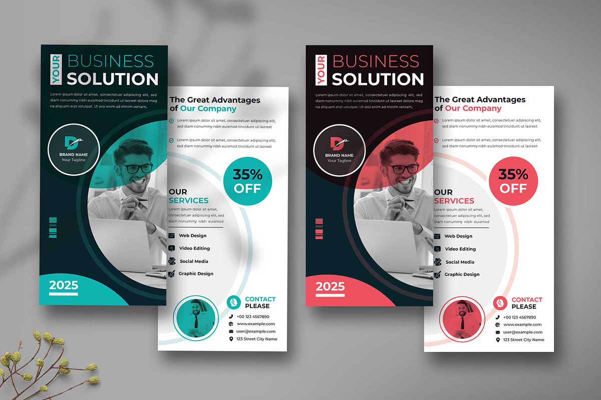 DL Rack Card, a Card Template by MightyDesign (Photo 1 of 7)