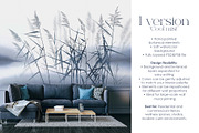 Silent meadow – botanical wall mural, a Wallpaper Graphic by Timofi Art (Thumbnail 3 of 12)