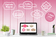 pink background & mockup bundle, a Texture Graphic by PinkJellyfish (Thumbnail 5 of 11)
