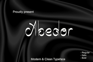 Abedor Sans Serif Typeface Font