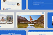 Yoga Studio Figma Landing Page, a Landing Page Template by Supanium Studio (Thumbnail 1 of 5)