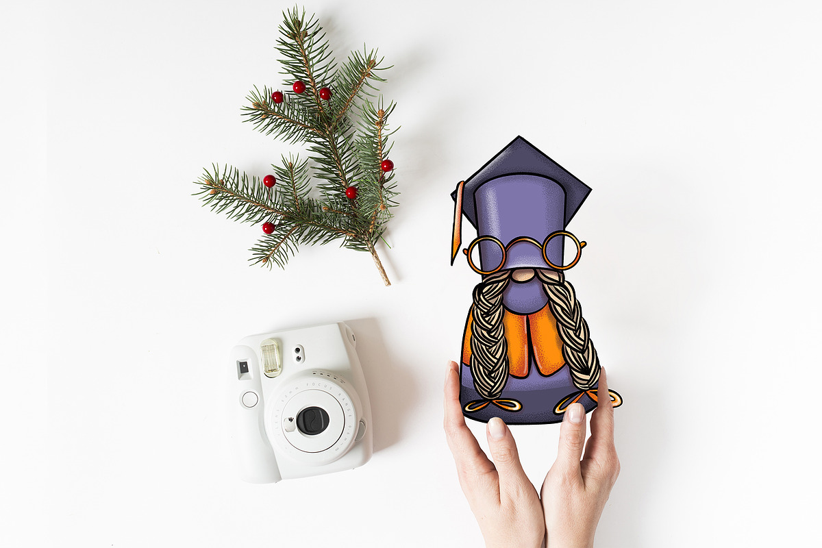 Christmas Gnomes clipart Procreate, an Education Illustration by ElladesignCo (Photo 5 of 7)