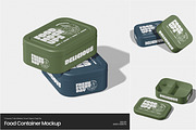 Food Container Mockup, a Packaging Mockup by Permadi Creative (Thumbnail 1 of 5)