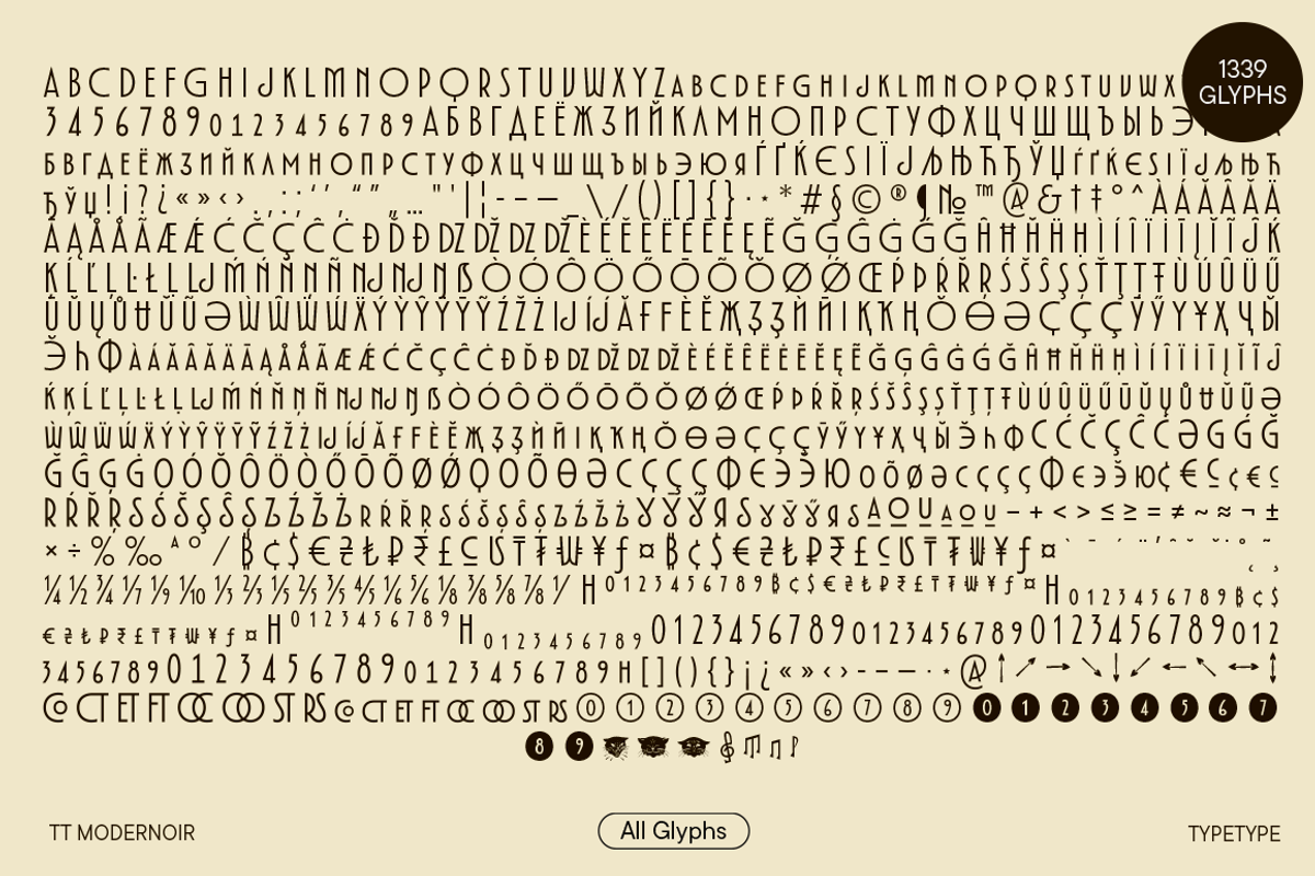 TT Modernoir, a Sans Serif Font by TypeType (Photo 8 of 17)