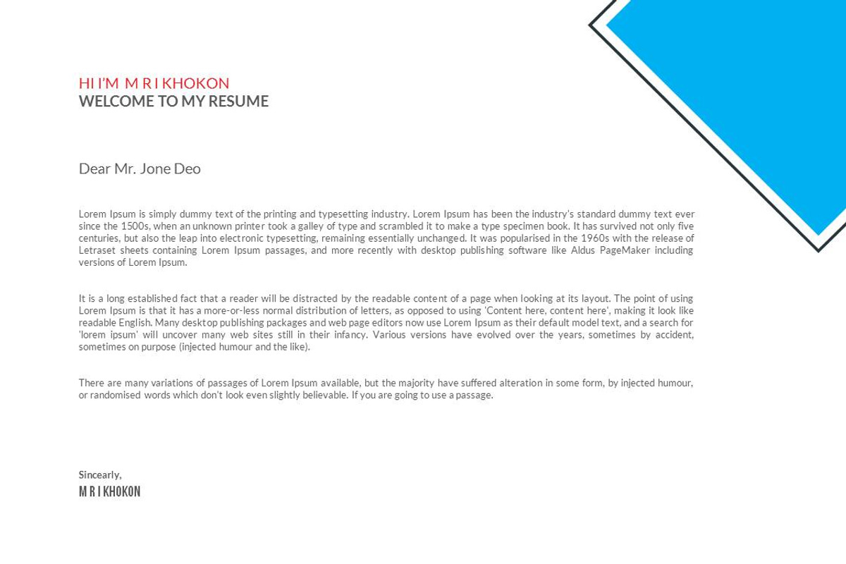 Corporate CV PowerPoint Tamplate, a Presentation Template by MRI STUDIO (Photo 3 of 8)