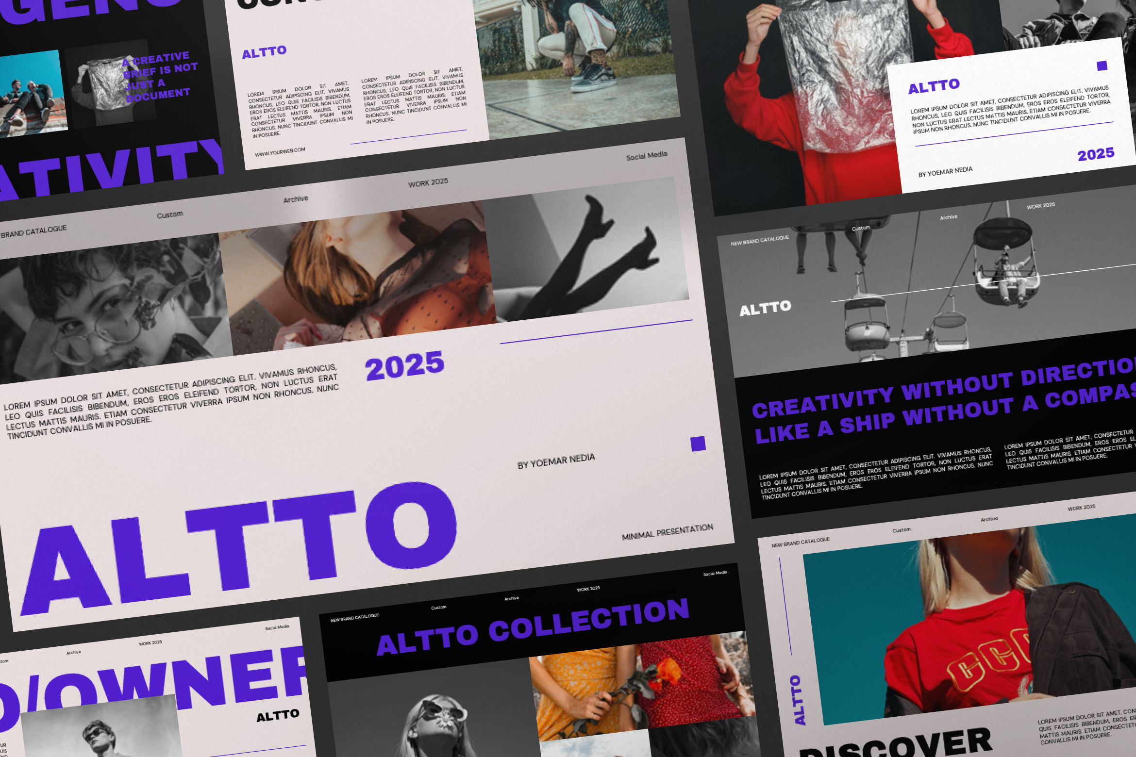 ALTTO - Modern Google Slide Template, a Presentation Template by Portocraft