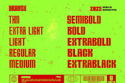 Dravox, a Font by Ardyanatypes (Thumbnail 7 of 10)