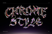 Chrome Text Styles Bundle - 50% OFF, a Layer Style Add-On by Hyperpix Productions (Thumbnail 22 of 47)