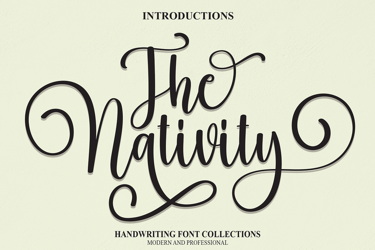 The Nativity | Script Font, a Script Font by Scratchones (Photo 1 of 6)