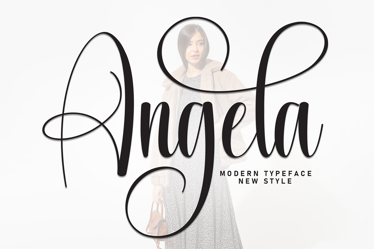 Angela | Script Font, a Handwritten Font by Scratchones (Photo 1 of 9)
