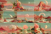 60 Peaceful Serenity Illustrations, a Decorative Illustration by Incomelion (Thumbnail 11 of 11)